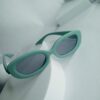 Prada Mint Green Oval Fashion Sunglasses