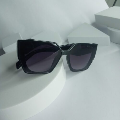 Prada Oversized Black Square Sunglasses PR46