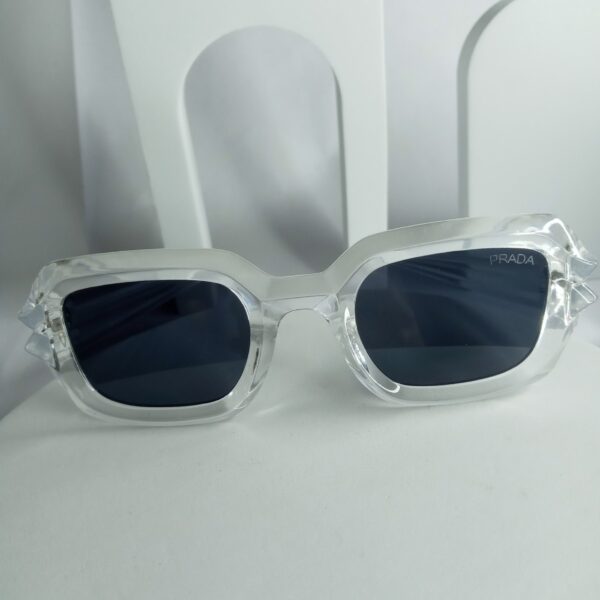 Prada Yellow Bold Square Fashion Sunglasses