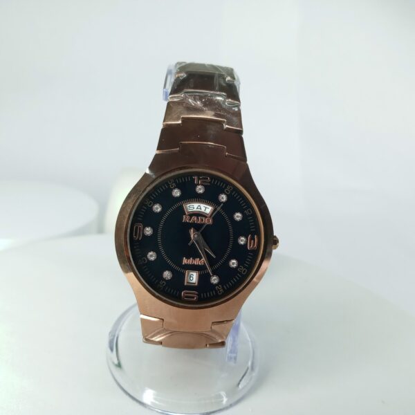 Rado Jubilé Men's Silver Stainless Steel Analog Day-Date Watch