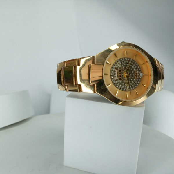 Rado Jubilé Men's Gold-Tone Diamond Analog Watch