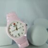 Rado DiaStar Pink Ceramic Women's Analog Day-Date Watch with Diamond Accents