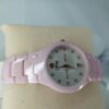 Rado DiaStar Pink Ceramic Women's Analog Day-Date Watch with Diamond Accents