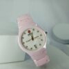 Rado DiaStar Pink Ceramic Women's Analog Day-Date Watch with Diamond Accents