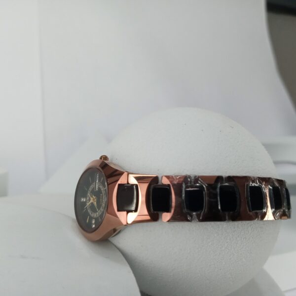 Rado DiaStar Gold-Tone Stainless Steel Women's Luxury Day-Date Watch