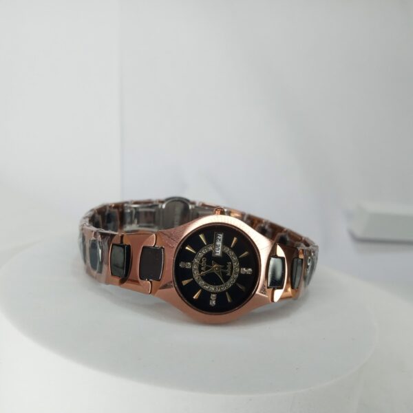 Rado DiaStar Gold-Tone Stainless Steel Women's Luxury Day-Date Watch