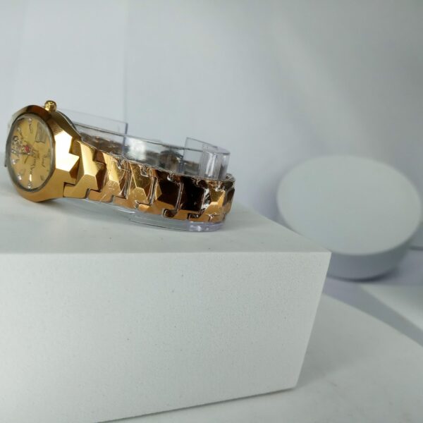 Rado DiaStar Gold-Tone Stainless Steel Women's Luxury Day-Date Watch