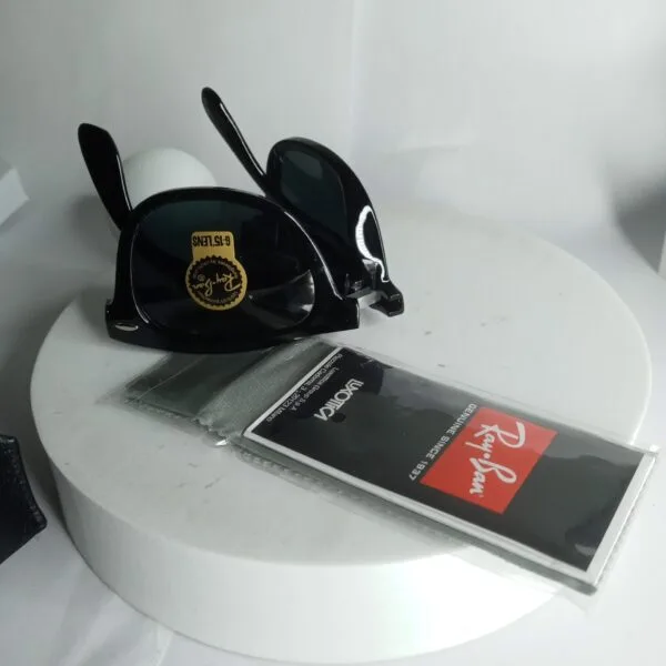Ray-Ban Wayfarer G-15 Lens Sunglasses - Classic Black