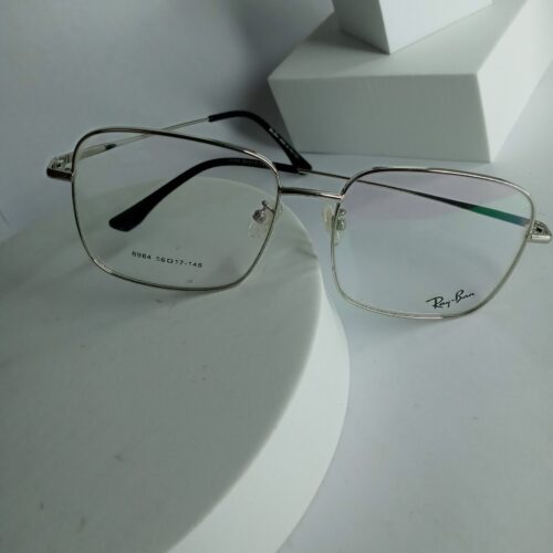 Ray-Ban 8984 Unisex Square Metal Frame Eyeglasses