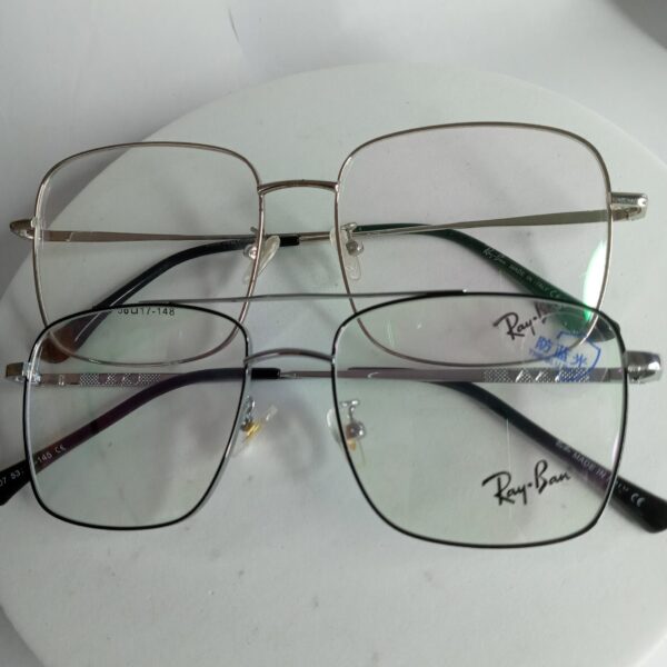 Ray-Ban 8984 Unisex Square Metal Frame Eyeglasses