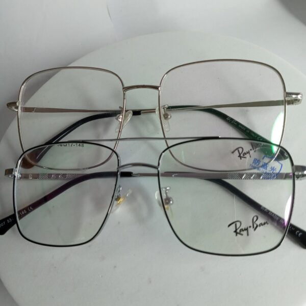 Ray-Ban 8984 Unisex Square Metal Frame Eyeglasses