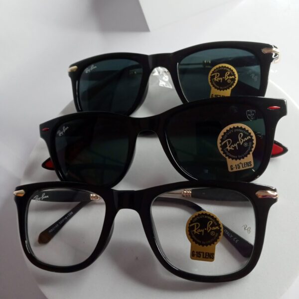 Ray-Ban Black Wayfarer Clear Lens Eyeglasses RB31
