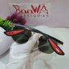 Ray-Ban Ferrari Edition Gold Half-Frame Sunglasses RB389