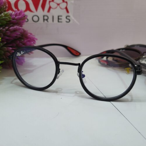 Ray-Ban Ferrari Edition Round Black Frame Eyeglasses RB347