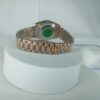 Rolex Silver-Tone Diamond Dial Women's Watch with Colorful Arabic Numerals