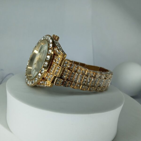 Rolex Oyster Perpetual Day-Date Iced Out Gold Men's Automatic Watch