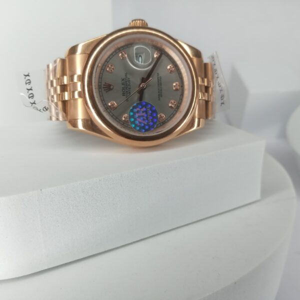 Rolex Oyster Perpetual Datejust Rose Gold Tone Men's Automatic Watch