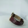 St. Alexander Men's Elegant Gold Tone Quartz Watch with Leather Strap  Date Display