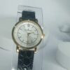 St. Alexander SA3098G Men's Gold-Tone Quartz Watch with Black Leather Strap