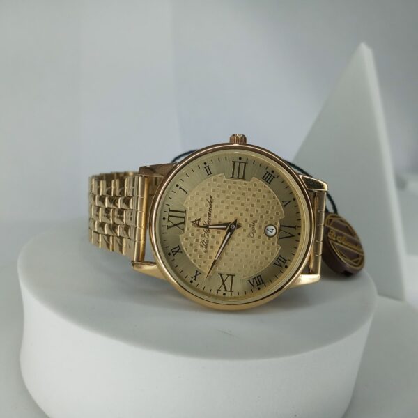St. Alexander Gold Quartz Classic Chain Watch