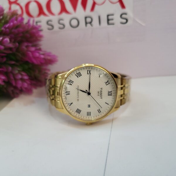 Tissot Men's Gold-Tone Powermatic 80 Automatic Watch