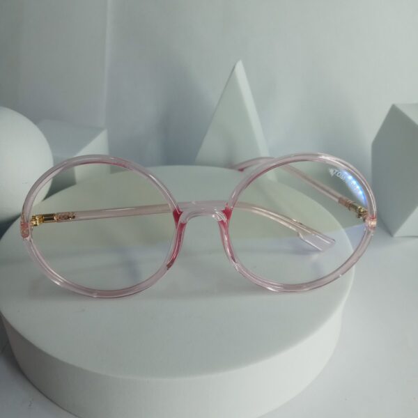 Tom Ford TF52 Pink Round Frame Designer Eyeglasses for Women