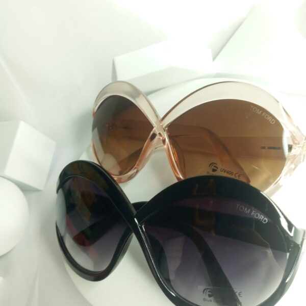 Tom Ford Women's Oversized Butterfly UV400 Blue Light Blocking Sunglasses TF95368