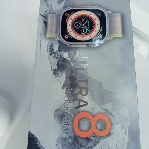 Hermès Style Ultra 8 Smart Watch with Dual Straps  Fitness Tracking