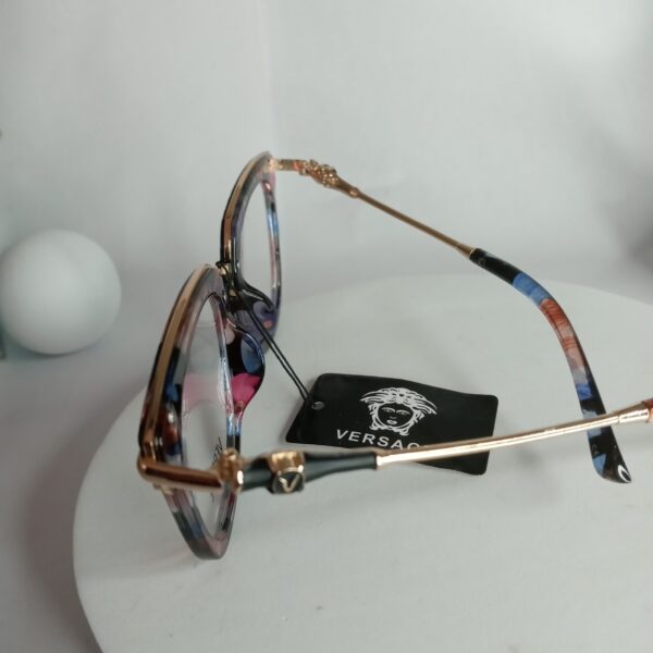 Versace VE65 Multi-Color Square Cat-Eye Acetate Eyeglasses