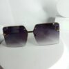 Versace Rimless Rectangle Tinted Sunglasses