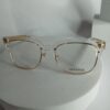 Versace Men's Clear Frame Gold Medusa Eyeglasses