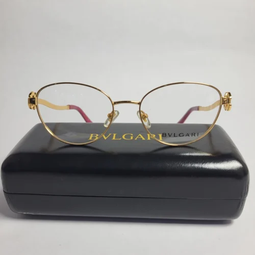 Bulgari BV22488 Gold Oval Metal Women's Eyeglasses