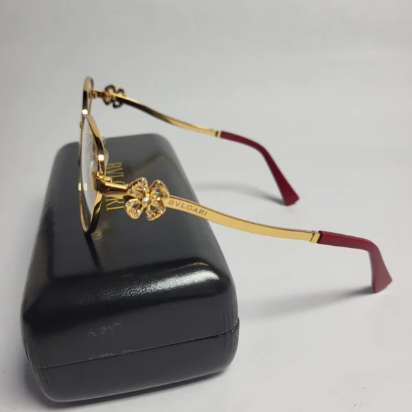 Bulgari BV22488 Gold Oval Metal Women's Eyeglasses