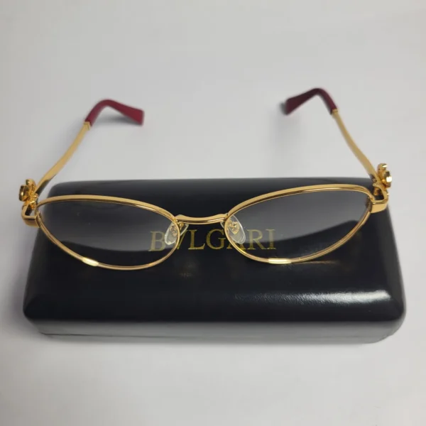 Bulgari BV22488 Gold Oval Metal Women's Eyeglasses