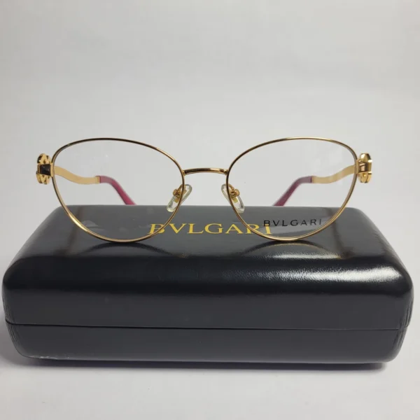 Bulgari BV22488 Gold Oval Metal Women's Eyeglasses