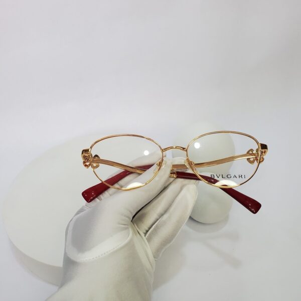 Bulgari BV22488 Gold Oval Metal Women's Eyeglasses