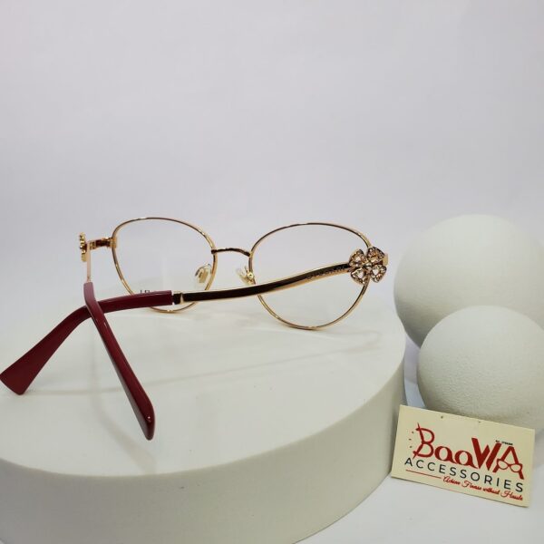 Bulgari BV22488 Gold Oval Metal Women's Eyeglasses