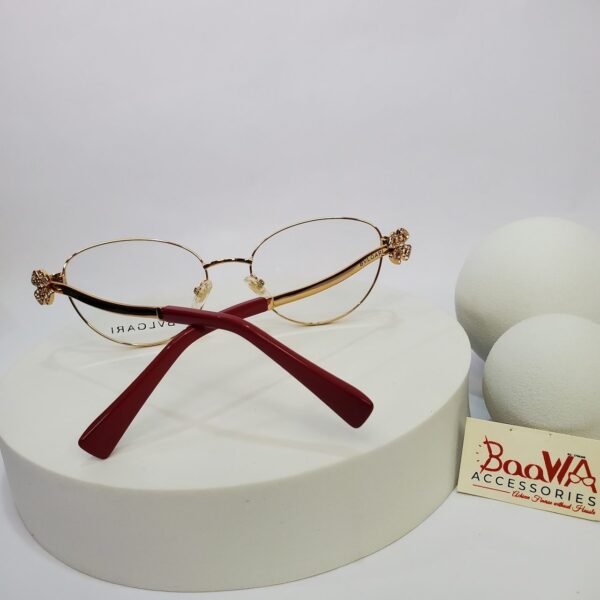 Bulgari BV22488 Gold Oval Metal Women's Eyeglasses