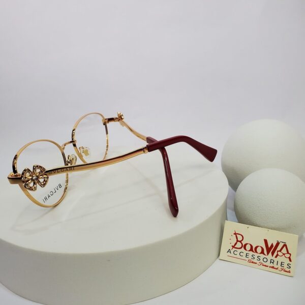 Bulgari BV22488 Gold Oval Metal Women's Eyeglasses