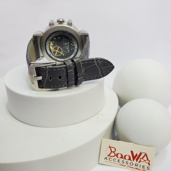 Bulgari 9007 Men's Skeleton Automatic Stainless Steel Watch