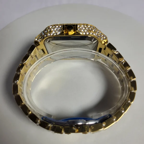 Cartier 6368 Women's Diamond-Encrusted Stainless Steel Water Resistant Watch