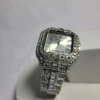 Cartier 6368 Women's Diamond-Encrusted Stainless Steel Water Resistant Watch
