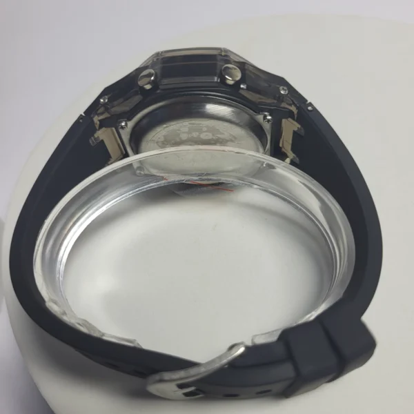 Casio G-Shock Gold Dial Transparent Case Men's Analog-Digital Watch