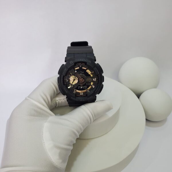 Casio G-Shock Men's Black Gold Hybrid Display Shock Resistant Watch