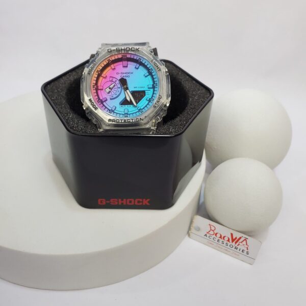 Casio G-Shock 008 Transparent Gradient Dial 20BAR Water Resistant Unisex Watch