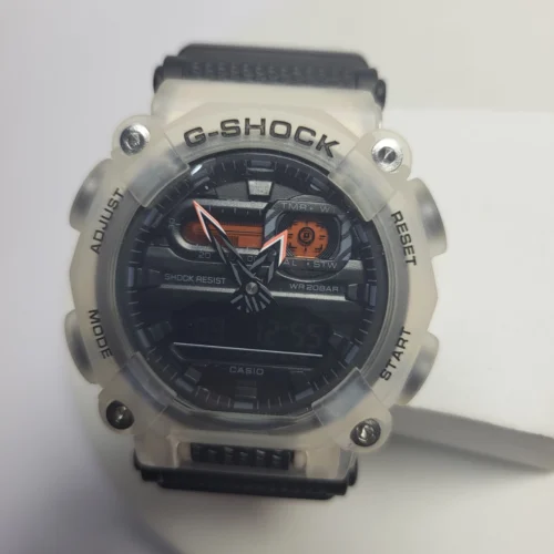 Casio G-Shock 5637 Shock Resistant 20BAR Water Resistant Hybrid Display Translucent Men's Watch