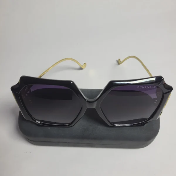 Chanel Butterfly Hexagonal Oversized Sunglasses - Black  Pink