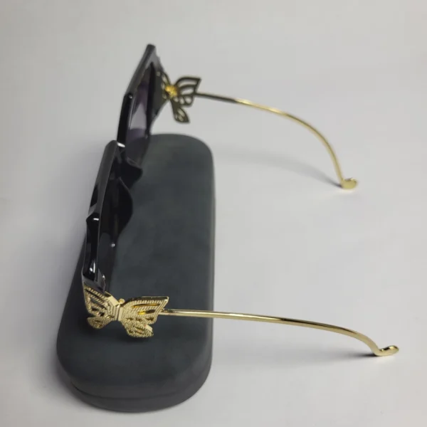 Chanel Butterfly Hexagonal Oversized Sunglasses - Black  Pink