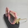 Chanel Butterfly Hexagonal Oversized Sunglasses - Black  Pink