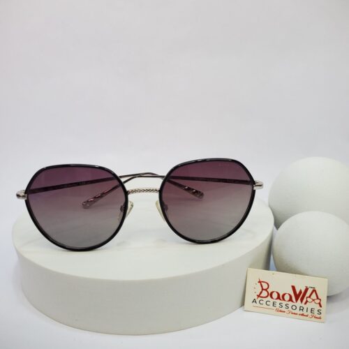 Chanel 2189-J Women's Gradient Lens Metal Round Sunglasses